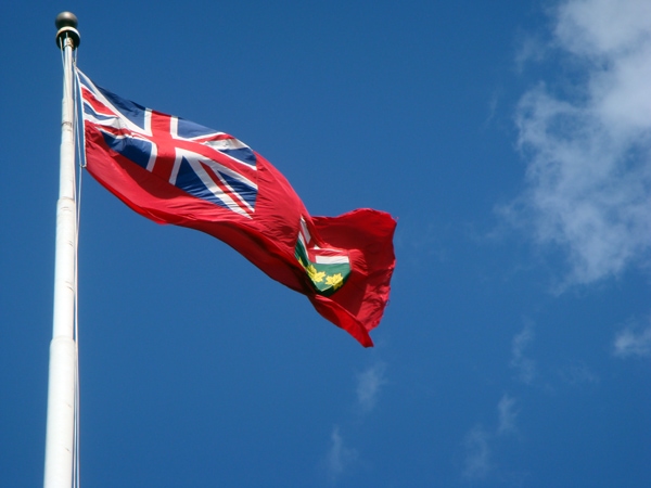 flag of ontario