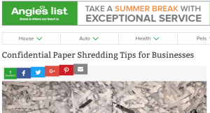 angel list article on paper shredding